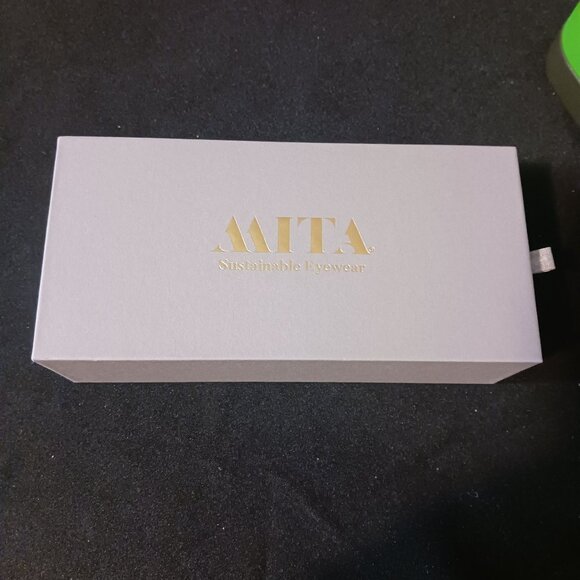 Mita Sustainable Eyewear‎ Key West 55mm Square Sunglasses Black/Blue Mirrored - Picture 10 of 11